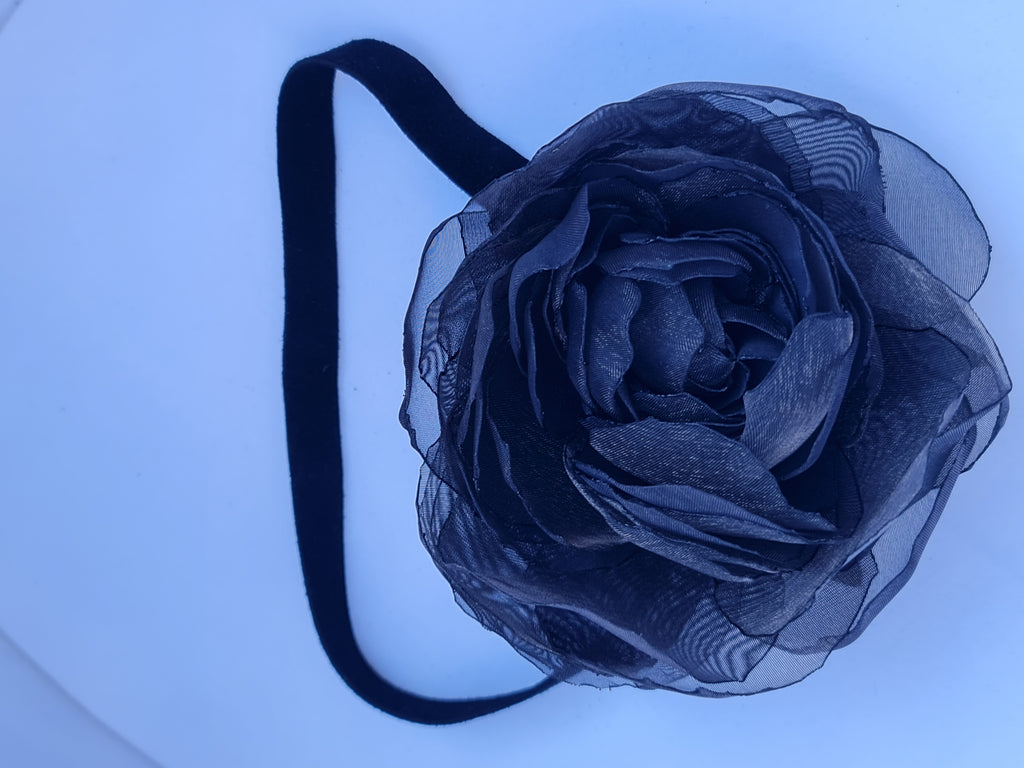 Trandafir galben din organza