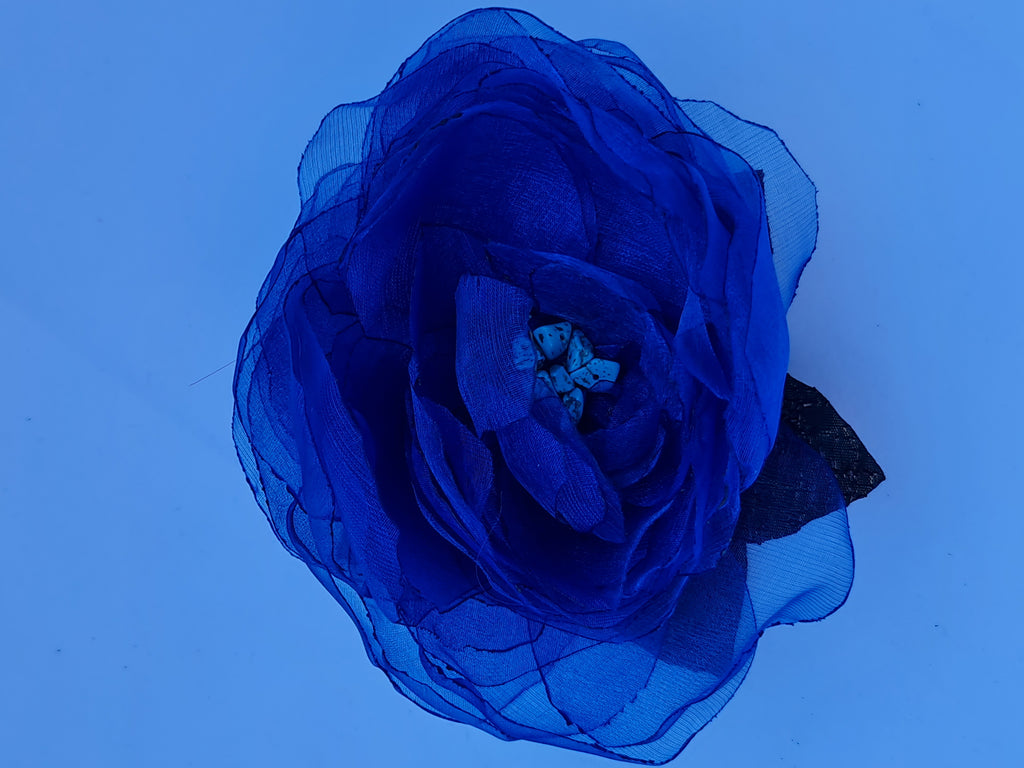 Trandafir galben din organza