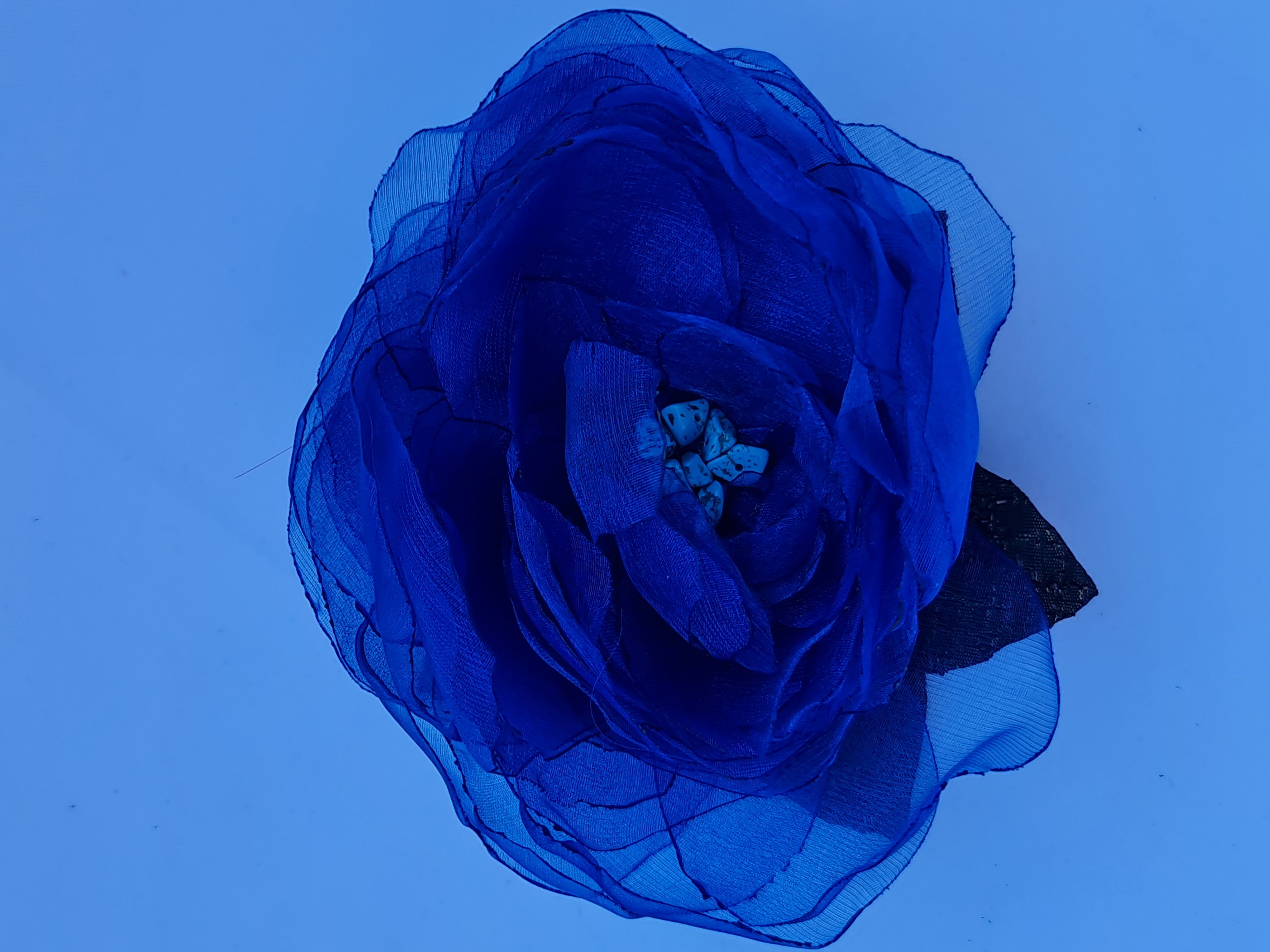 Trandafir galben din organza