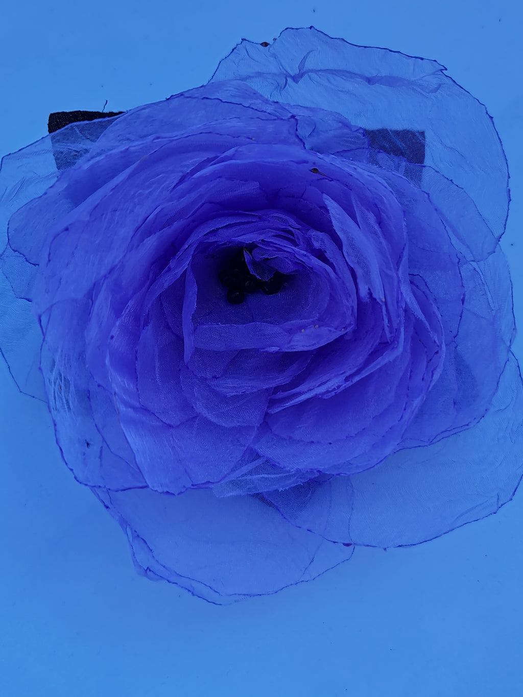 Trandafir galben din organza