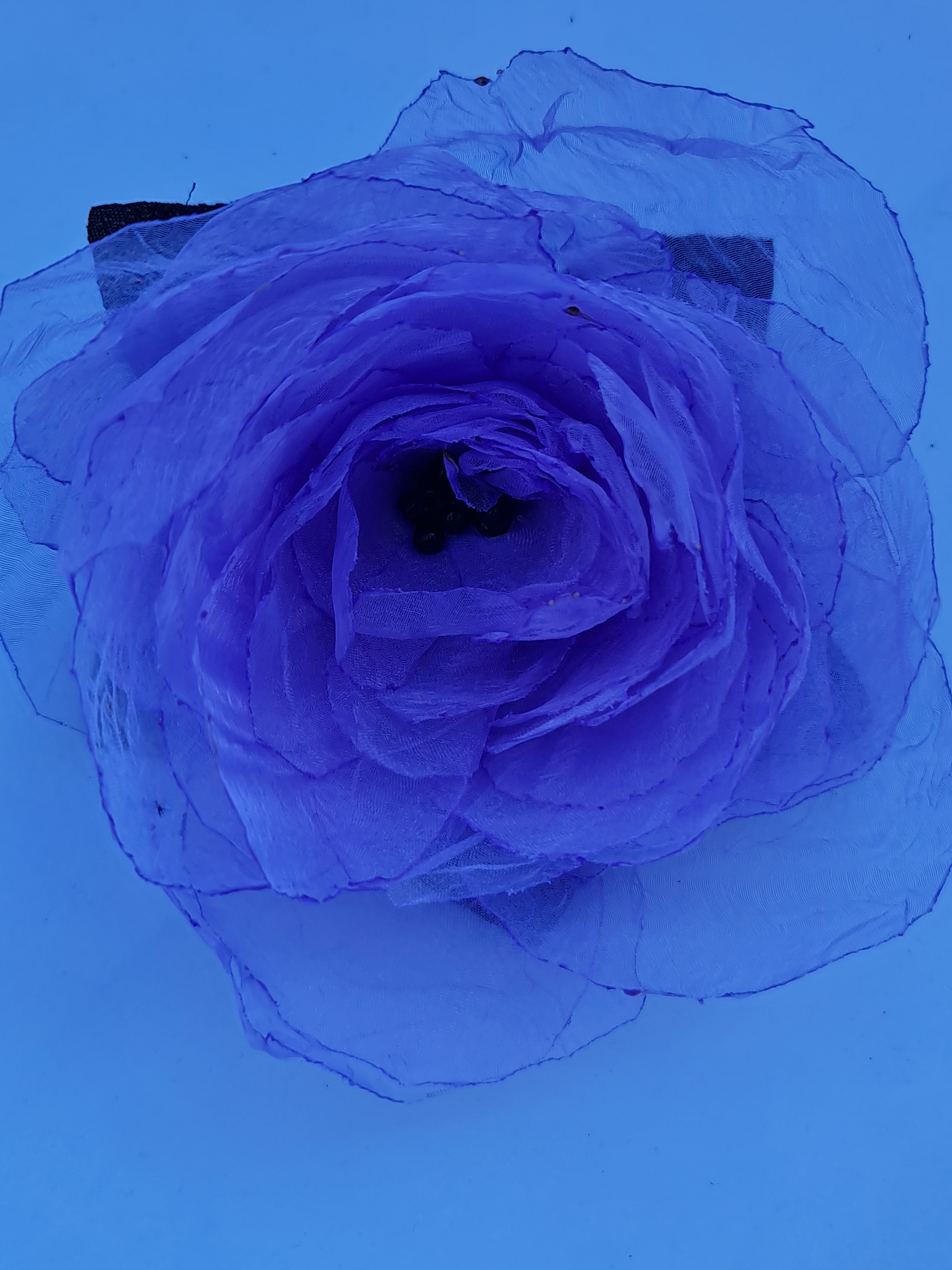 Trandafir galben din organza